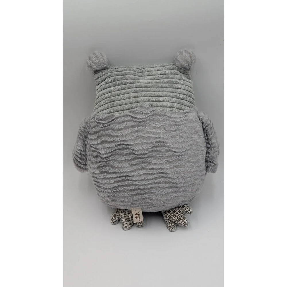 Maison Chic Gray Owl Plush Pillow 12